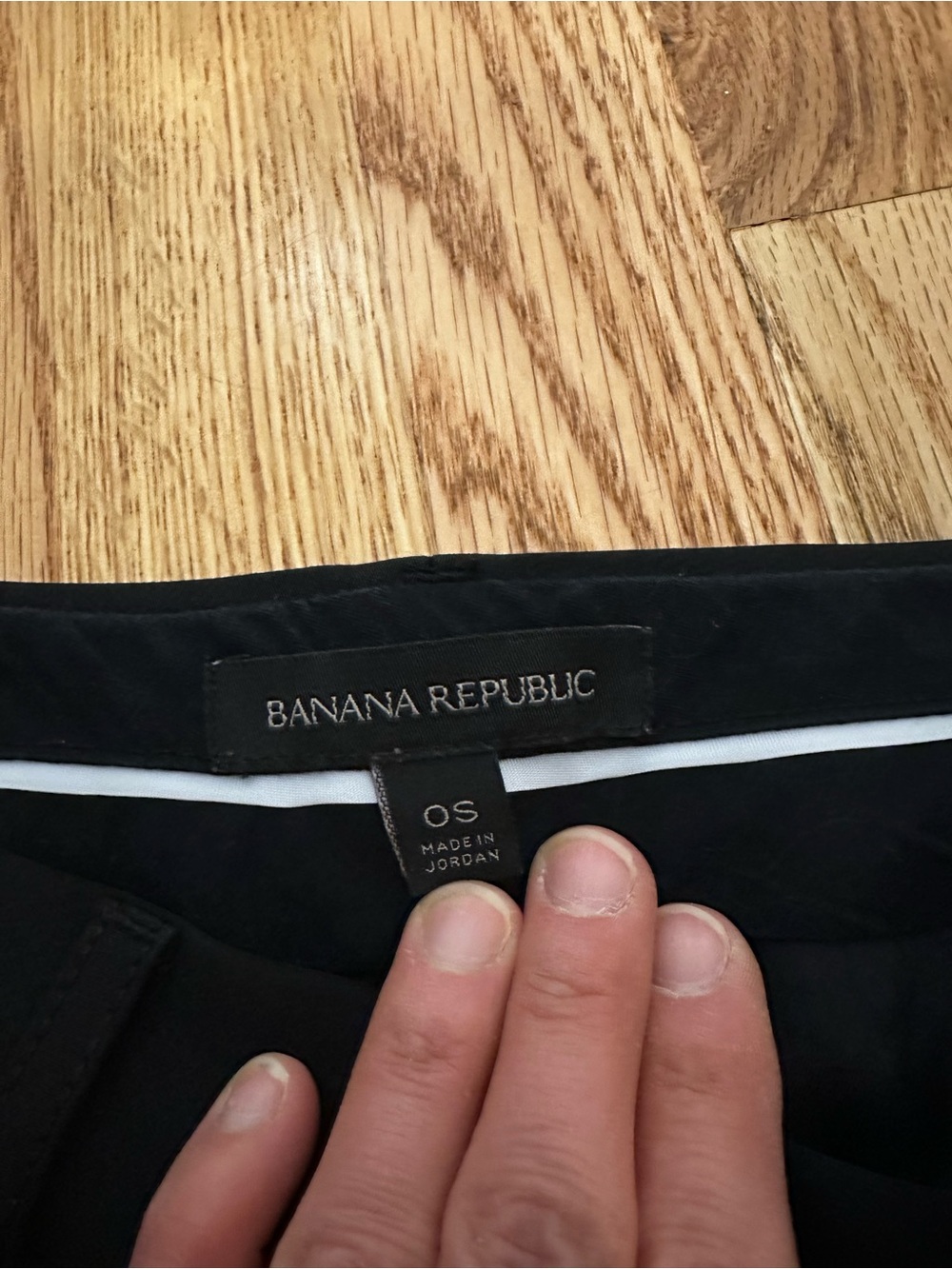 Banana Republic Black Ankle-Length Dress Pants - Straight Leg - Picture 4 of 7